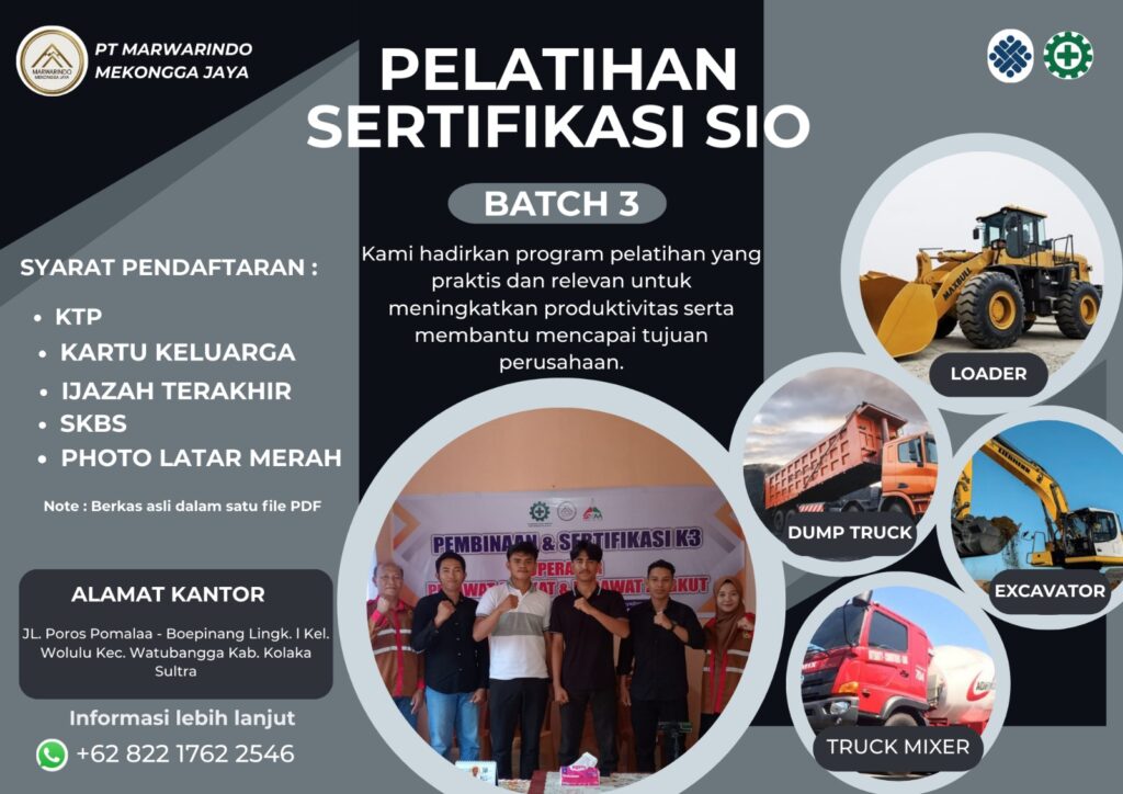 Pelatihan Sertifikasi SIO Batch 3